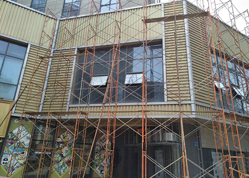 沈陽(yáng)腳手架/鐵西天文酒店工地